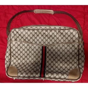Vintage GUCCI Travel Bag - AUTHENTICATED - Certificate provided